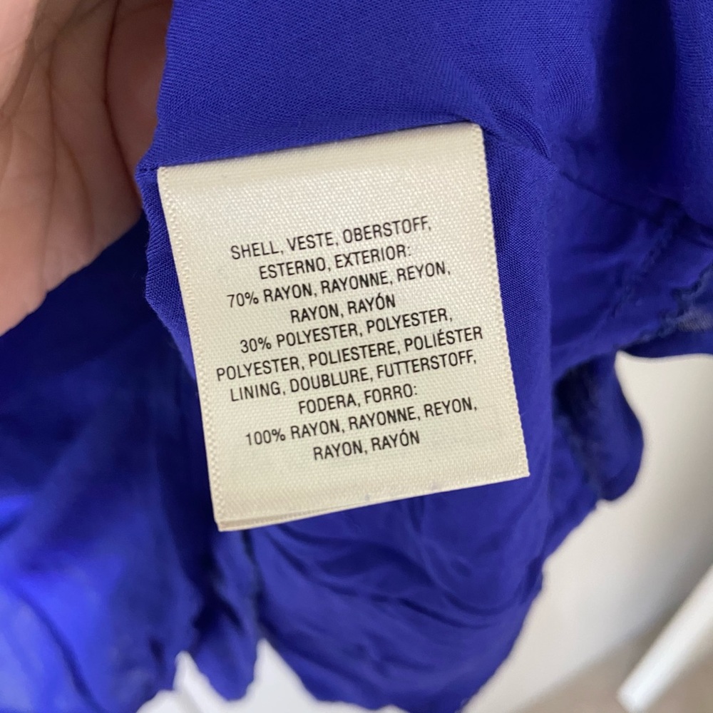 Anthropologie Moulinette Soeurs Blue Cutout Dress - Picture 7 of 10